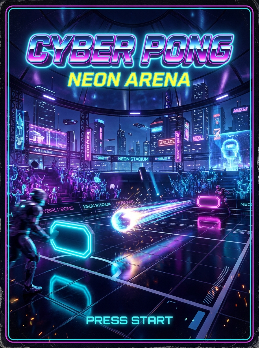 Cyber Pong Neon Arena