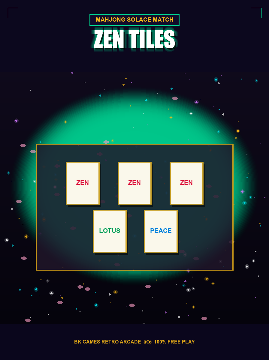 Zen Mahjong Tile Solace